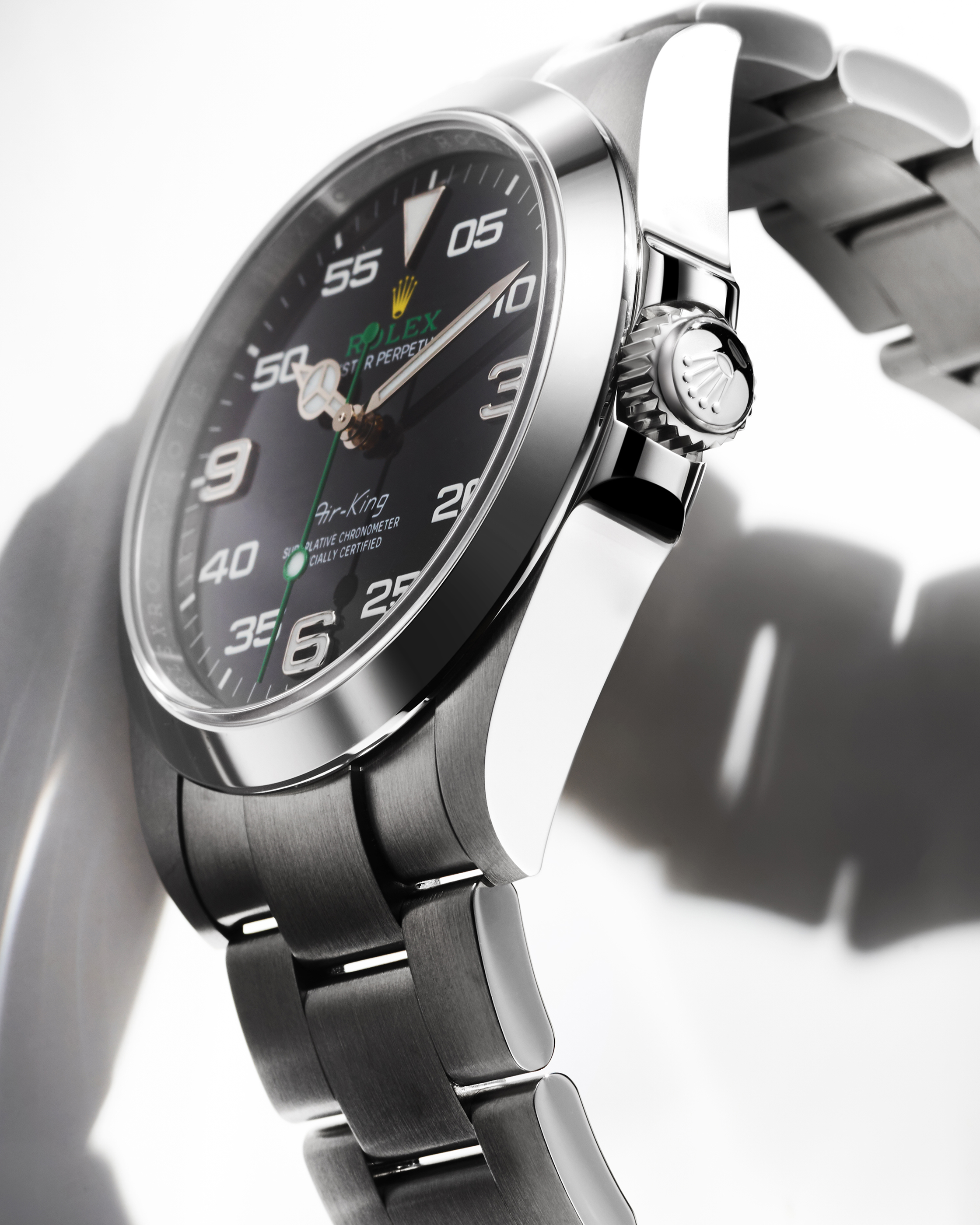 시계 촬영 – Rolex Airking Side Angle | 이창민 스튜디오