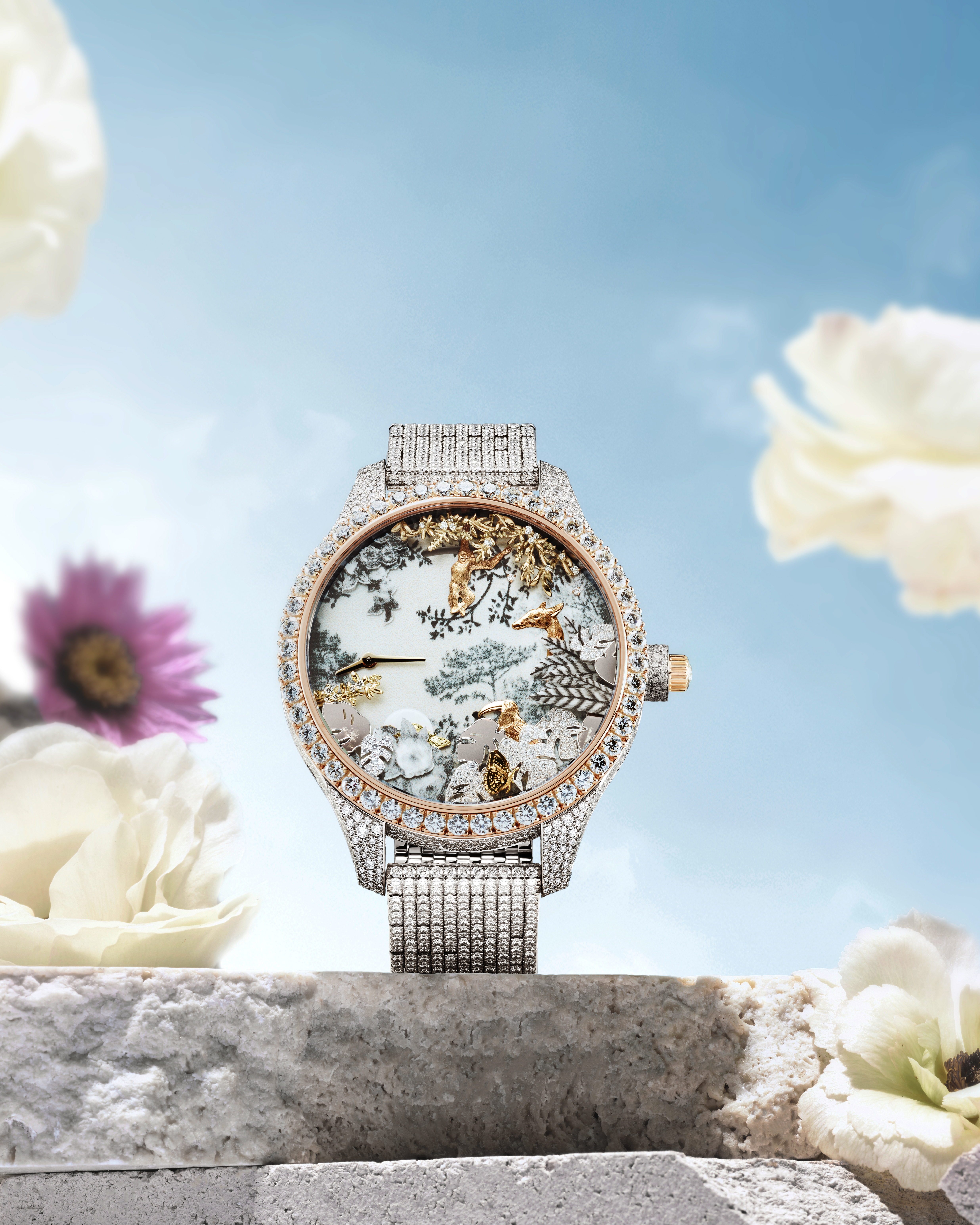 시계 촬영 – Painted Dial Pave Florals | 이창민 스튜디오